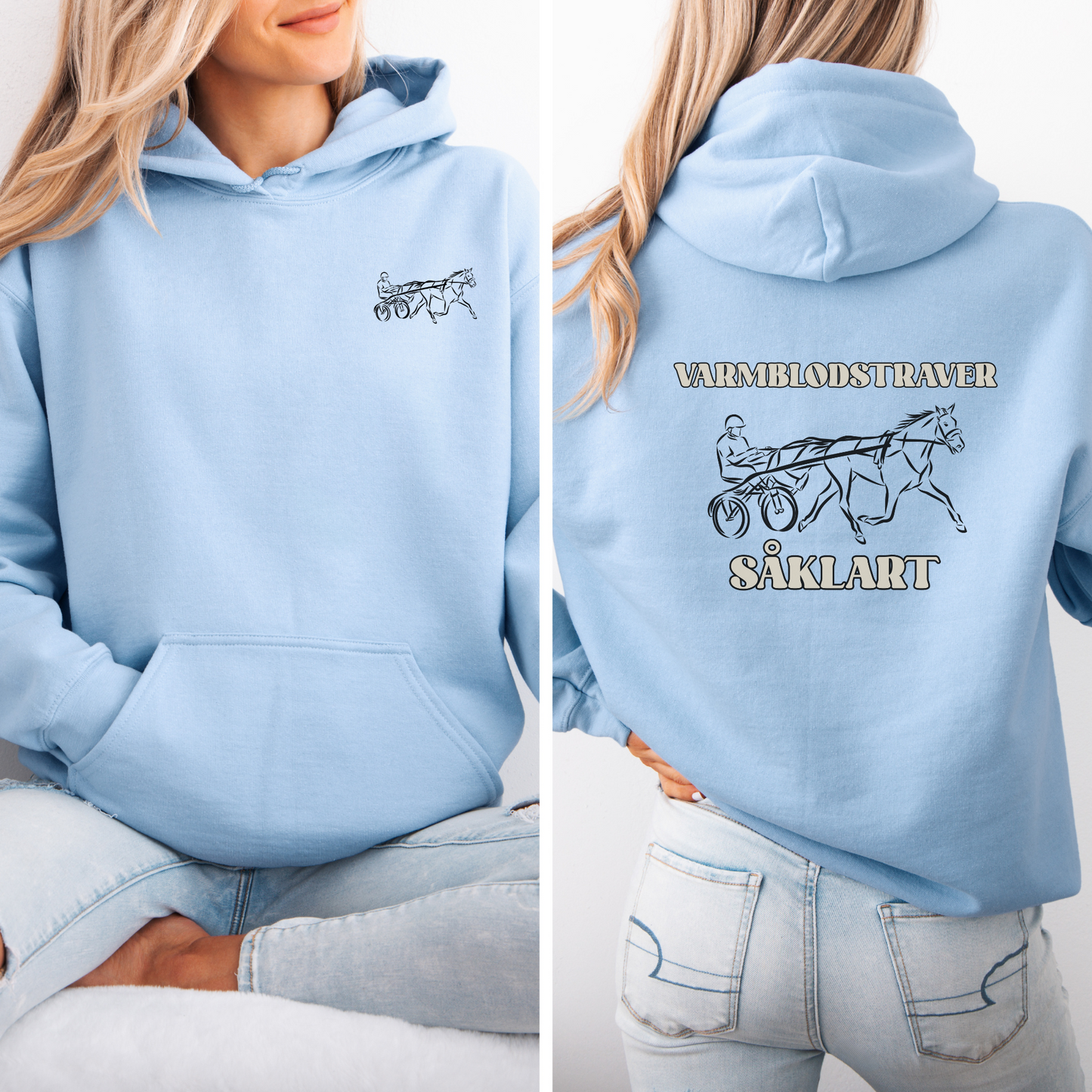 Hettegenser, Hest | Varmblodstraver såklart! | Unisex (2)