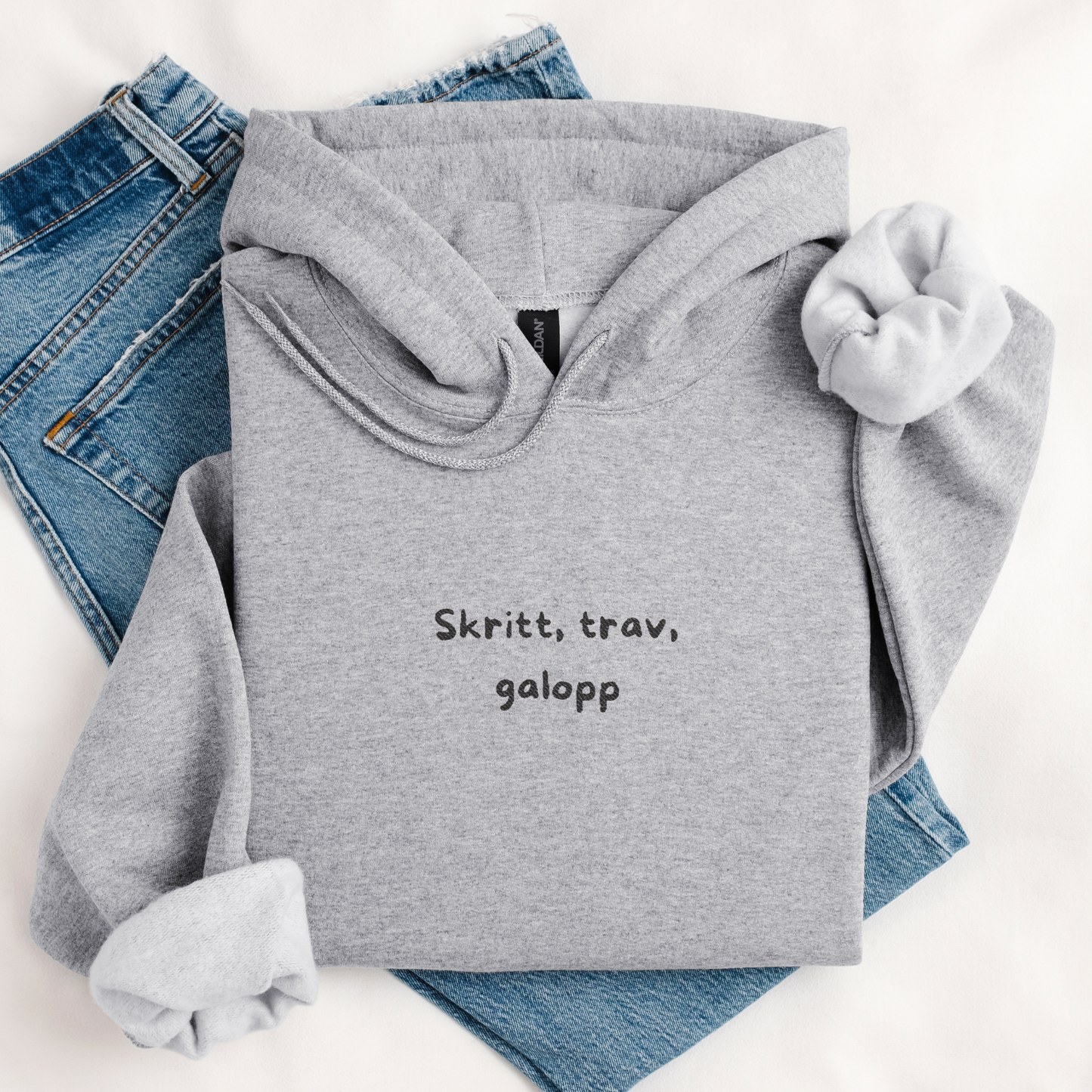 Hettegenser | Personlig brodert tekst | Unisex