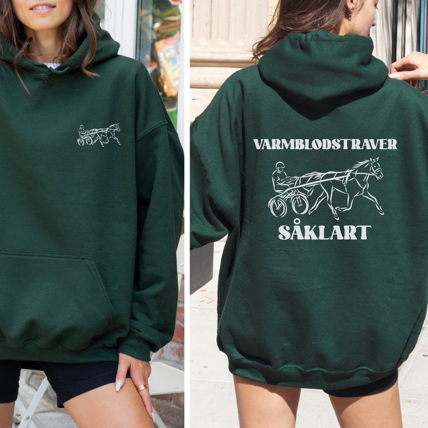 Hettegenser, Hest | Varmblodstraver såklart! | Unisex (2)
