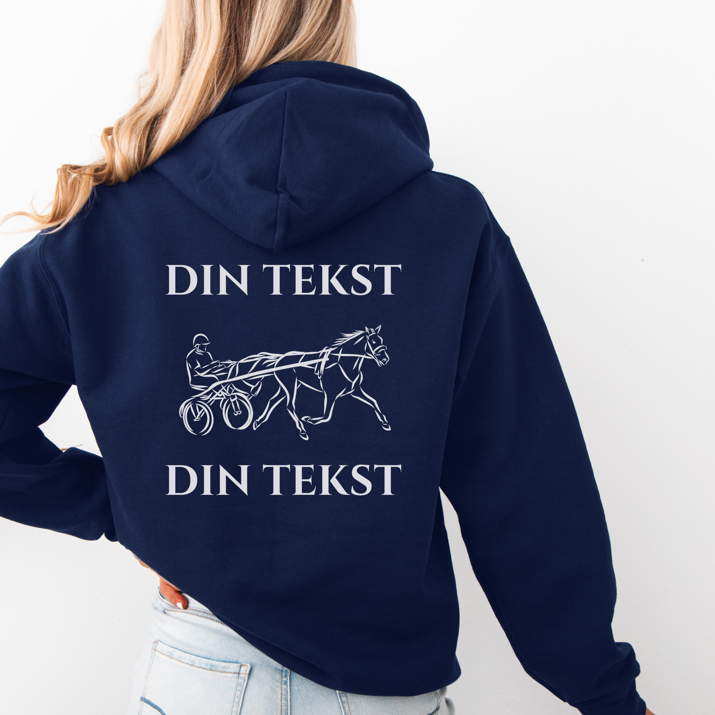 Personlig Hettegenser | Traverhest | Unisex
