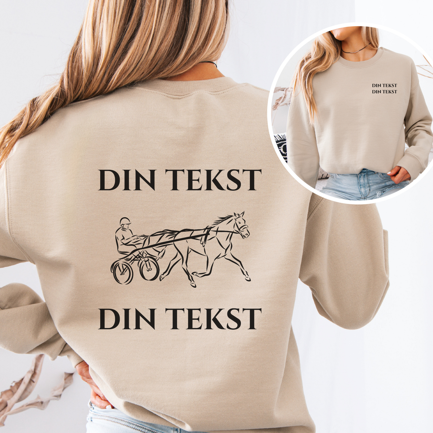 Personlig Genser | Traverhest | Unisex (2)