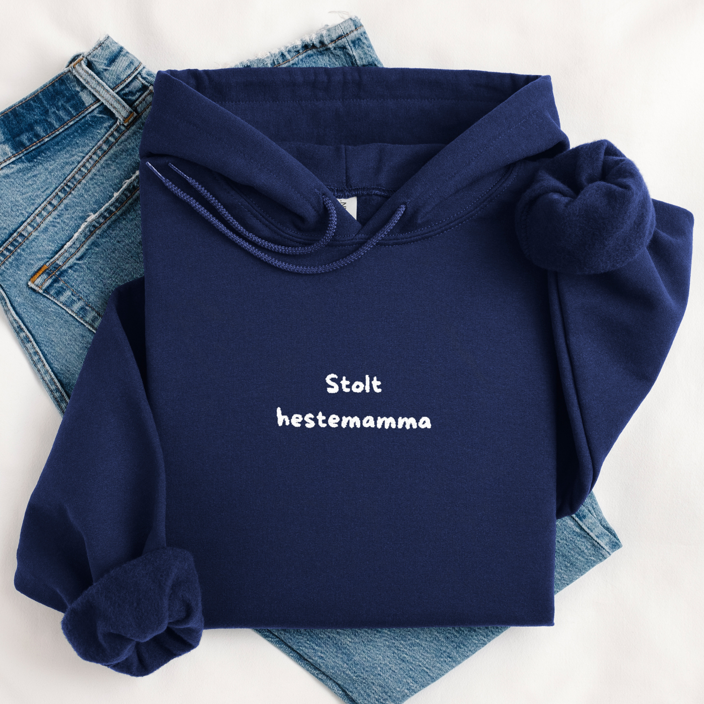 Hettegenser | Personlig brodert tekst | Unisex