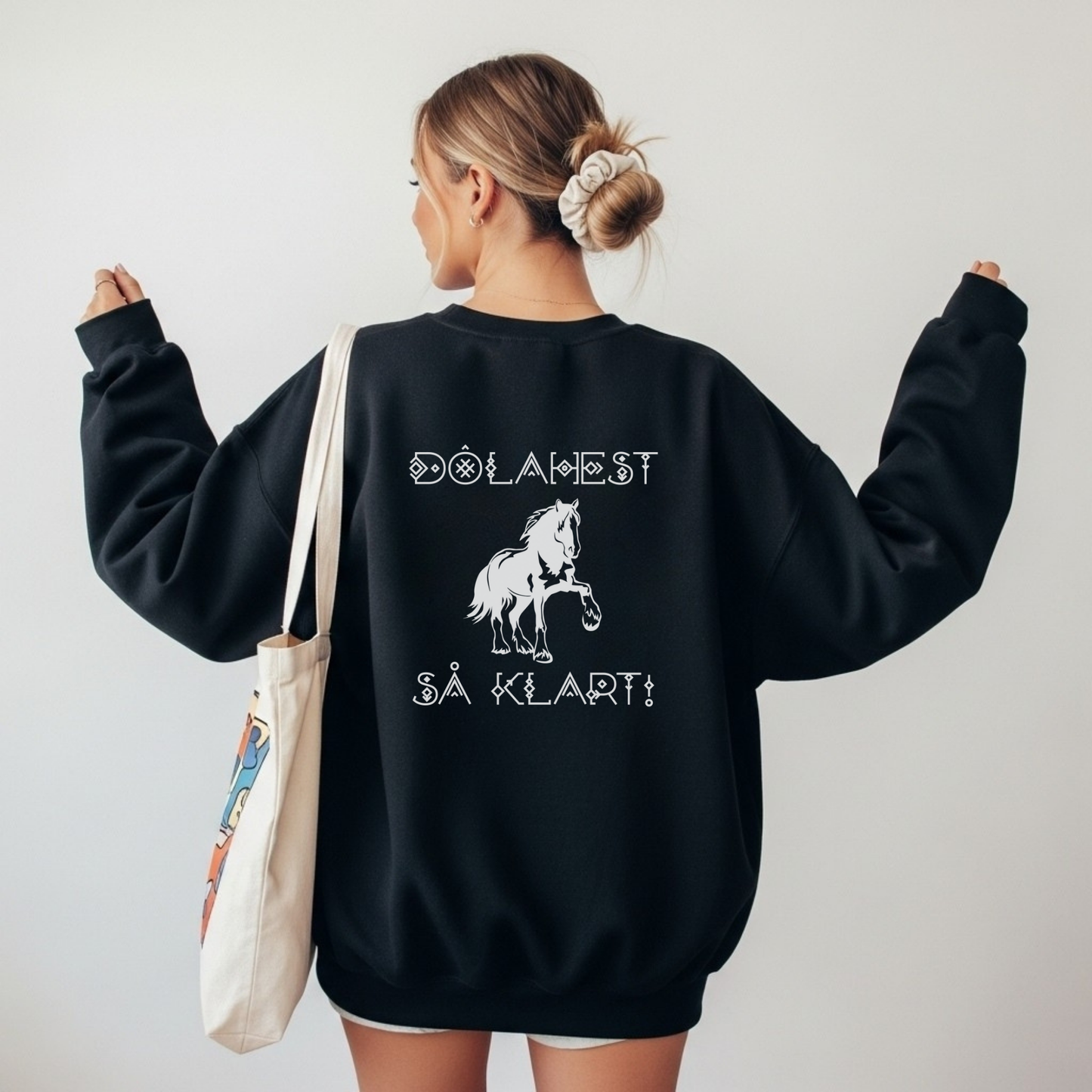 Dølahest så klart | Genser hest | Unisex 1