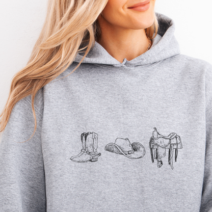 Hettegenser, Hest | Western-genser | Unisex