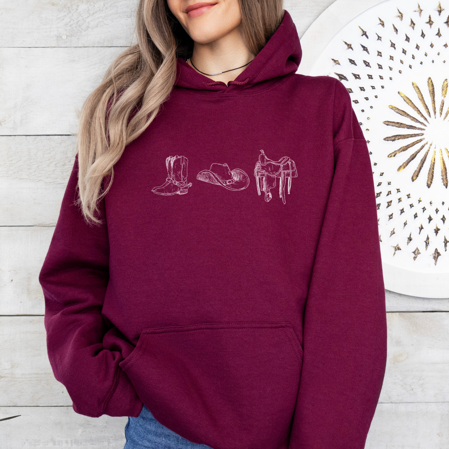 Hettegenser, Hest | Western-genser | Unisex