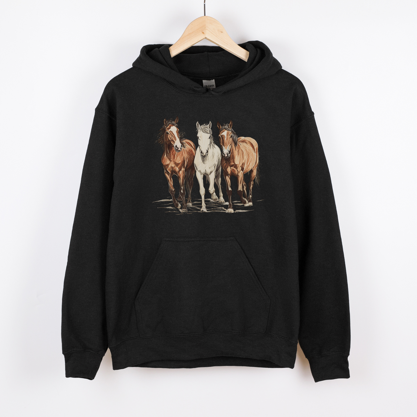Hettegenser, hest | Villhester | Unisex