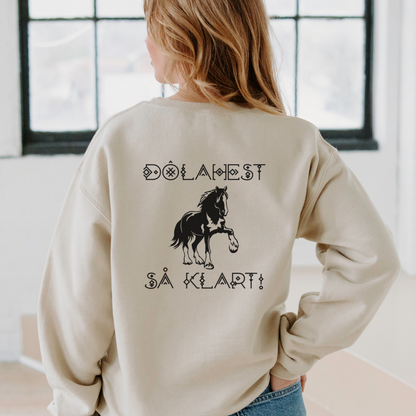 Dølahest så klart | Genser hest | Unisex 1