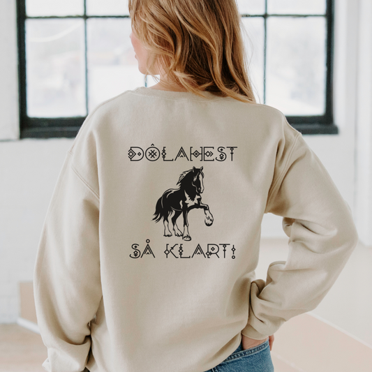 Dølahest så klart | Genser hest | Unisex 1