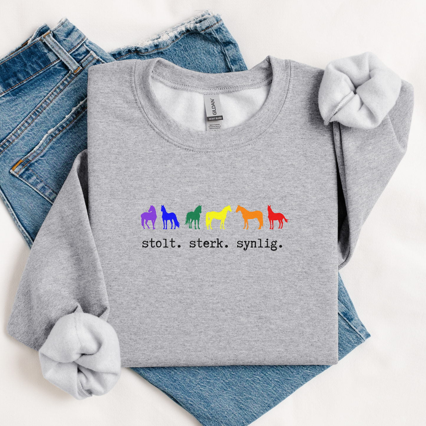 Hestegenser | stolt. sterk. synlig. | Unisex