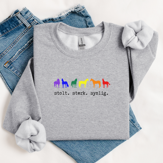 Hestegenser | stolt. sterk. synlig. | Unisex