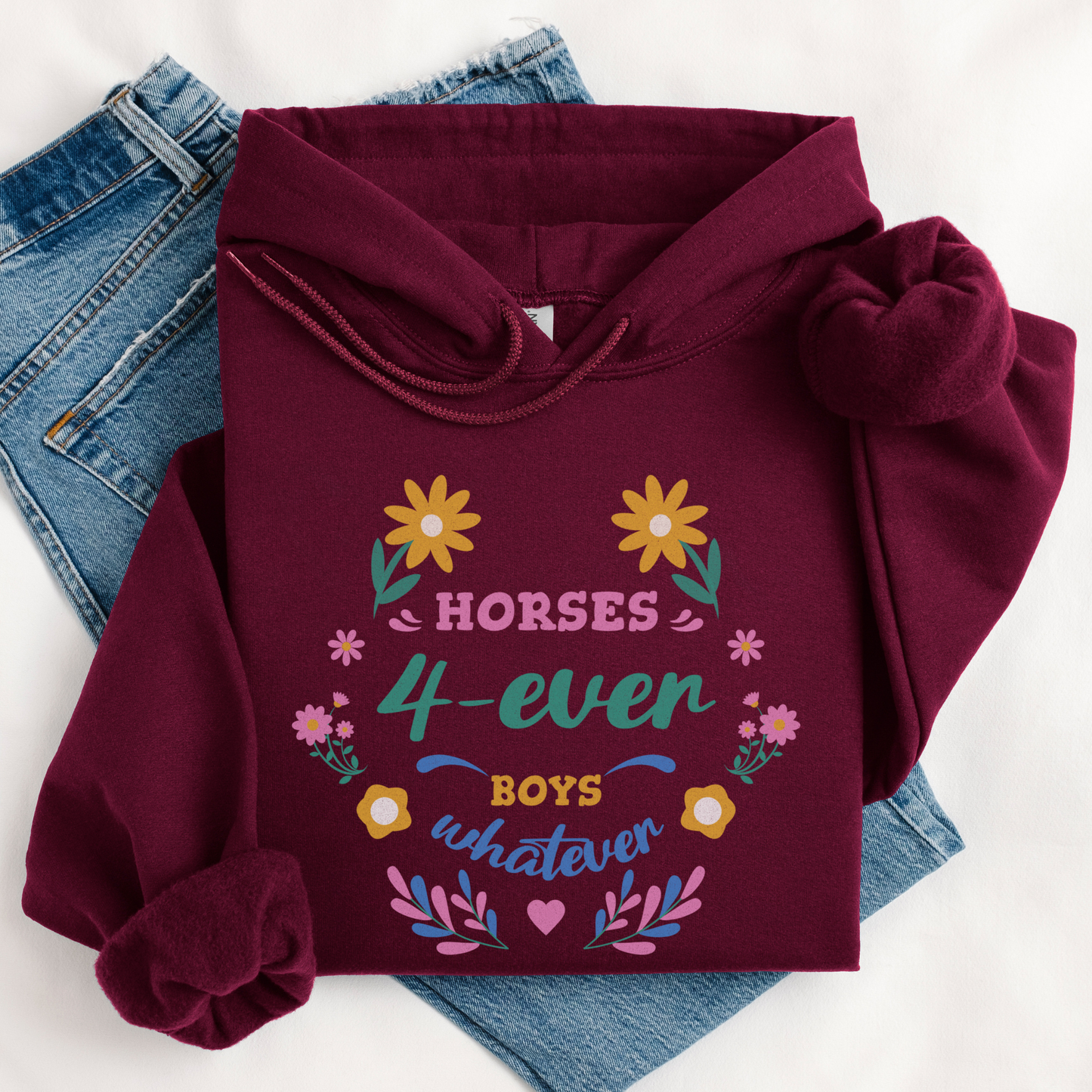 Hettegenser | Horses 4-ever, Boys Whatever