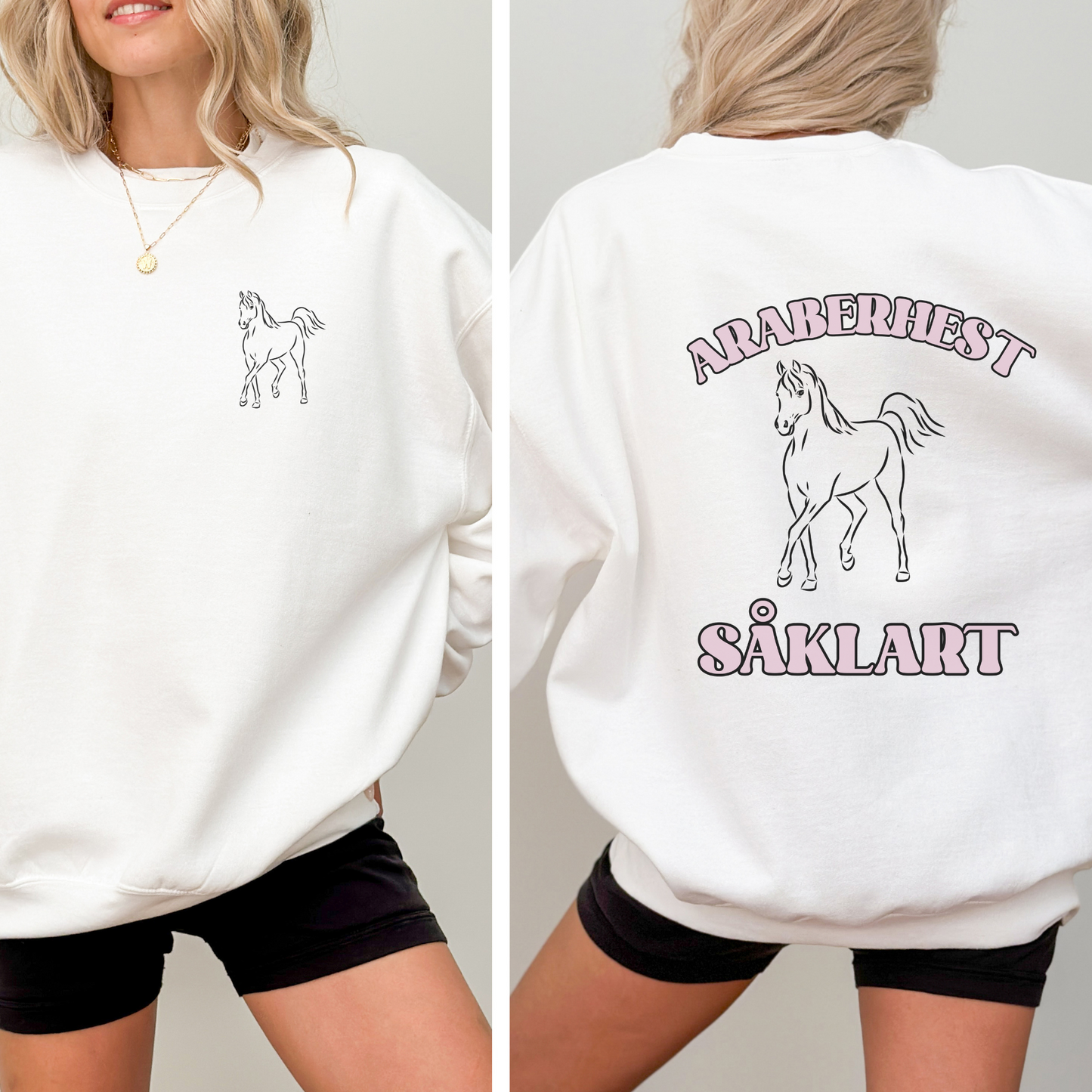Hestegenser | Araberhest såklart! | Unisex (2)