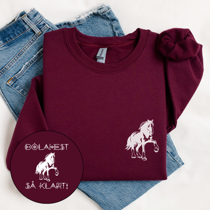Dølahest så klart | Genser hest | Unisex 1