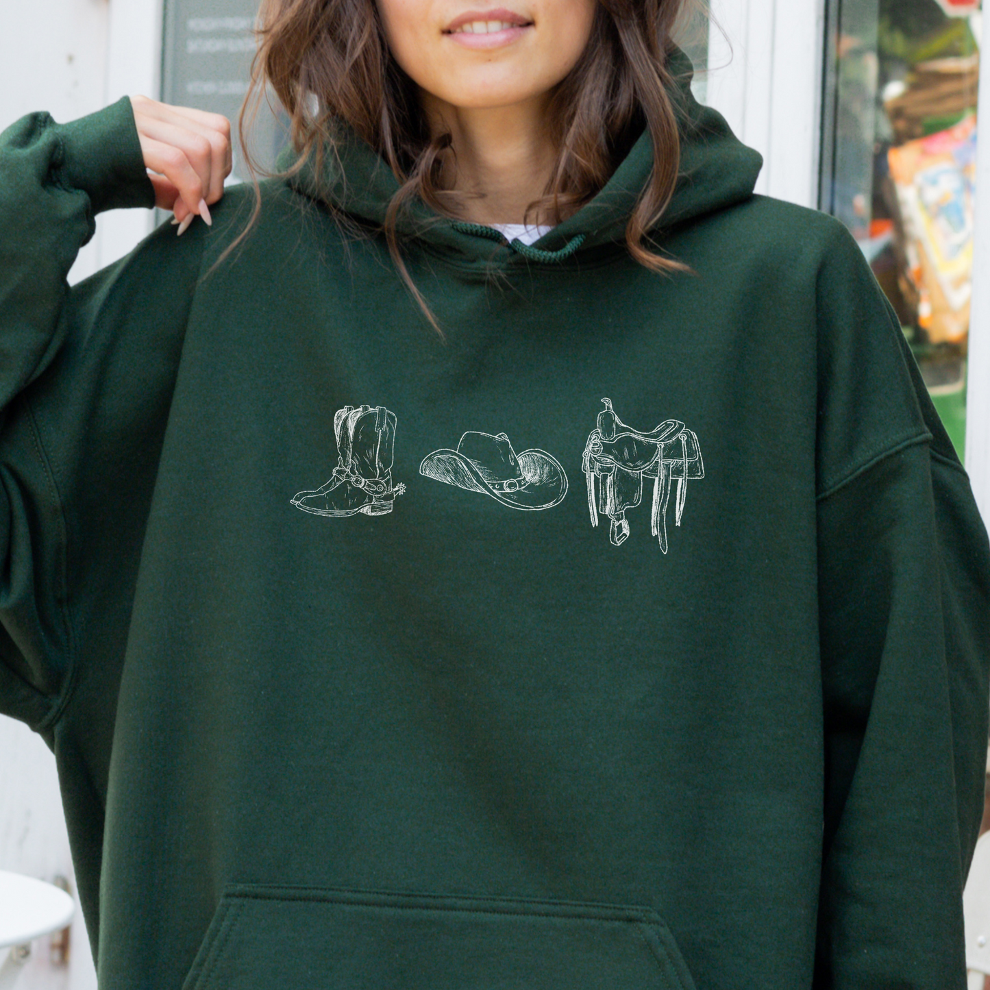 Hettegenser, Hest | Western-genser | Unisex