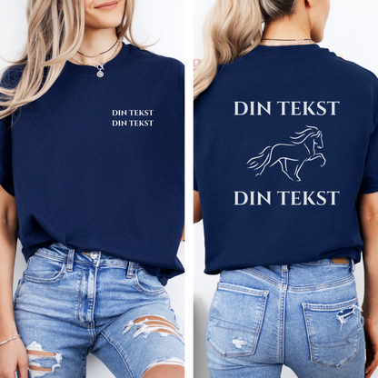 Personlig T-skjorte | Islandshest | Unisex