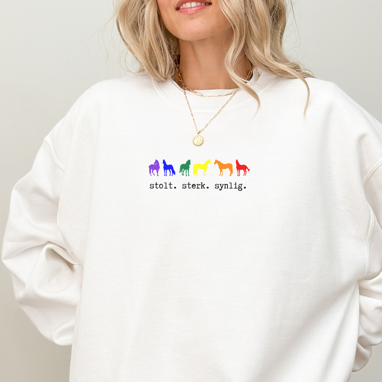 Hestegenser | stolt. sterk. synlig. | Unisex