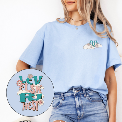 T-skjorte | Lev, elsk, ri hest | Unisex