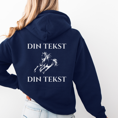 Personlig Hettegenser | Hest i galopp | Unisex