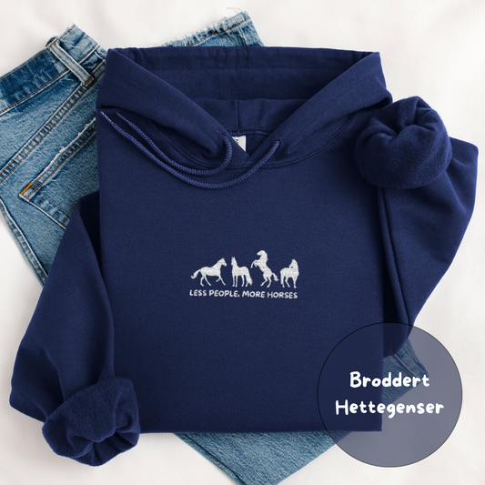 Hettegenser | Less People, More Horses | Unisex