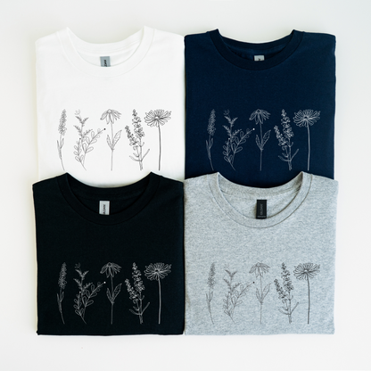 T-skjorte Hage | Villblomster | Unisex