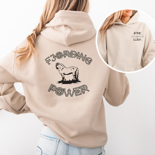 Personlig hestegenser | Fjording Power (Unisex)