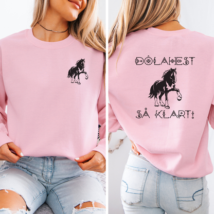 Dølahest så klart | Genser hest | Unisex 1