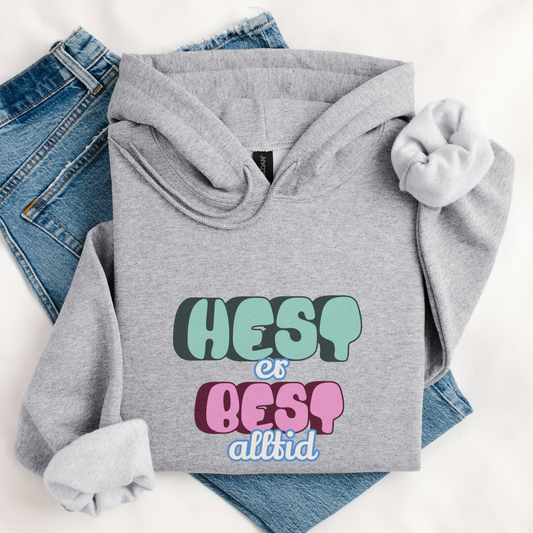 Hettegenser | Hest er best, alltid | Unisex