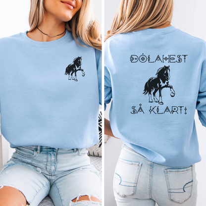Dølahest så klart | Genser hest | Unisex 1