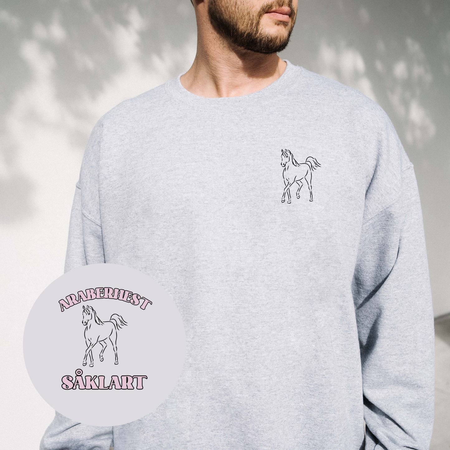 Hestegenser | Araberhest såklart! | Unisex (2)