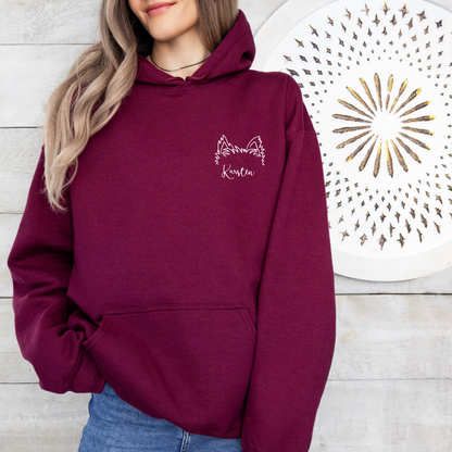 Hundeører | Personlig hettegenser hund | Unisex