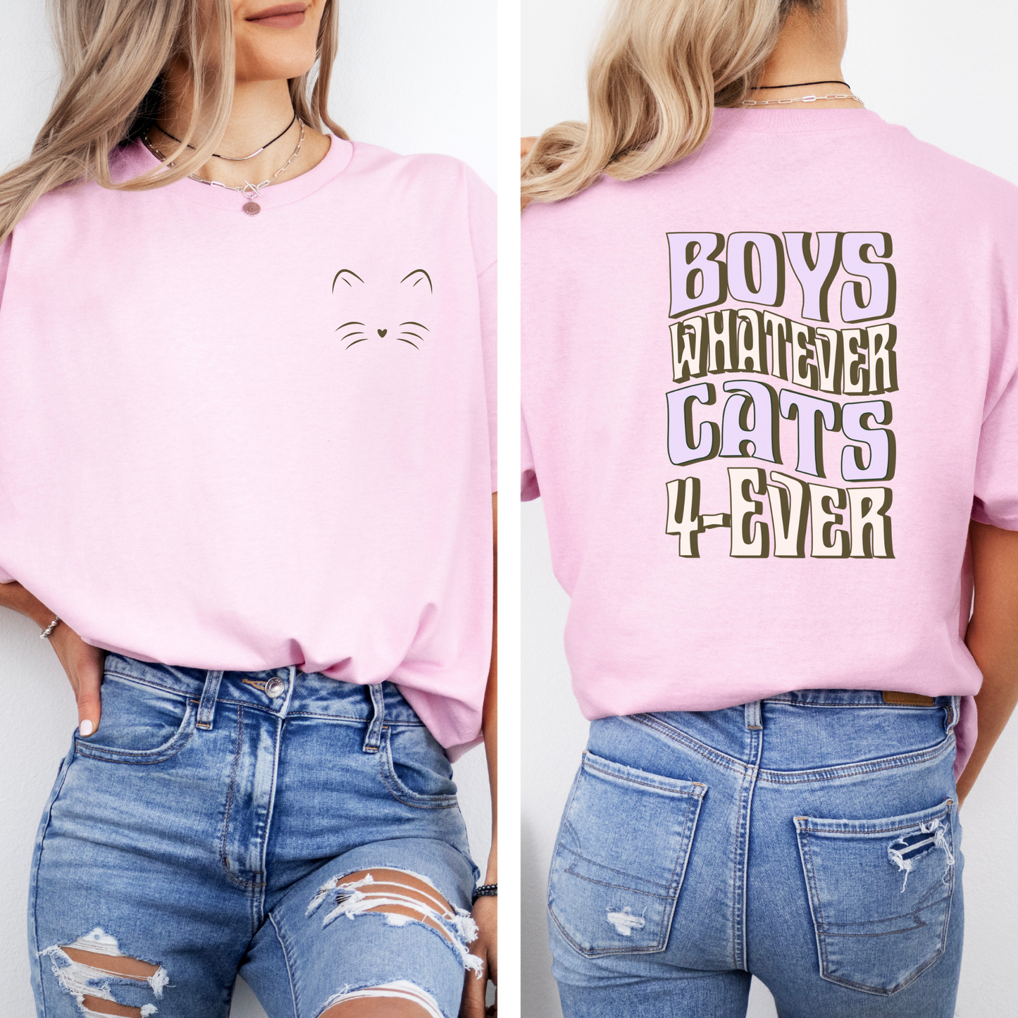Cats 4-ever | T-skjorte katt | Unisex