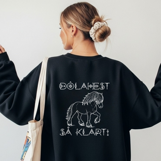 Dølahest så klart | Genser hest | Unisex 2