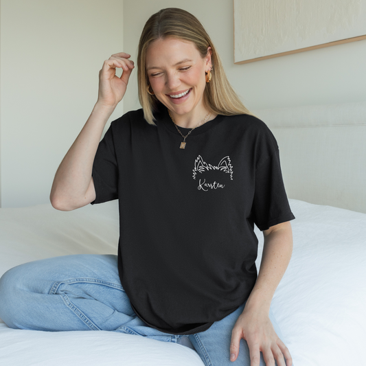 Hundeører | Personlig t-skjorte hund | Unisex