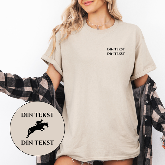 Personlig T-skjorte | Spranghest | Unisex