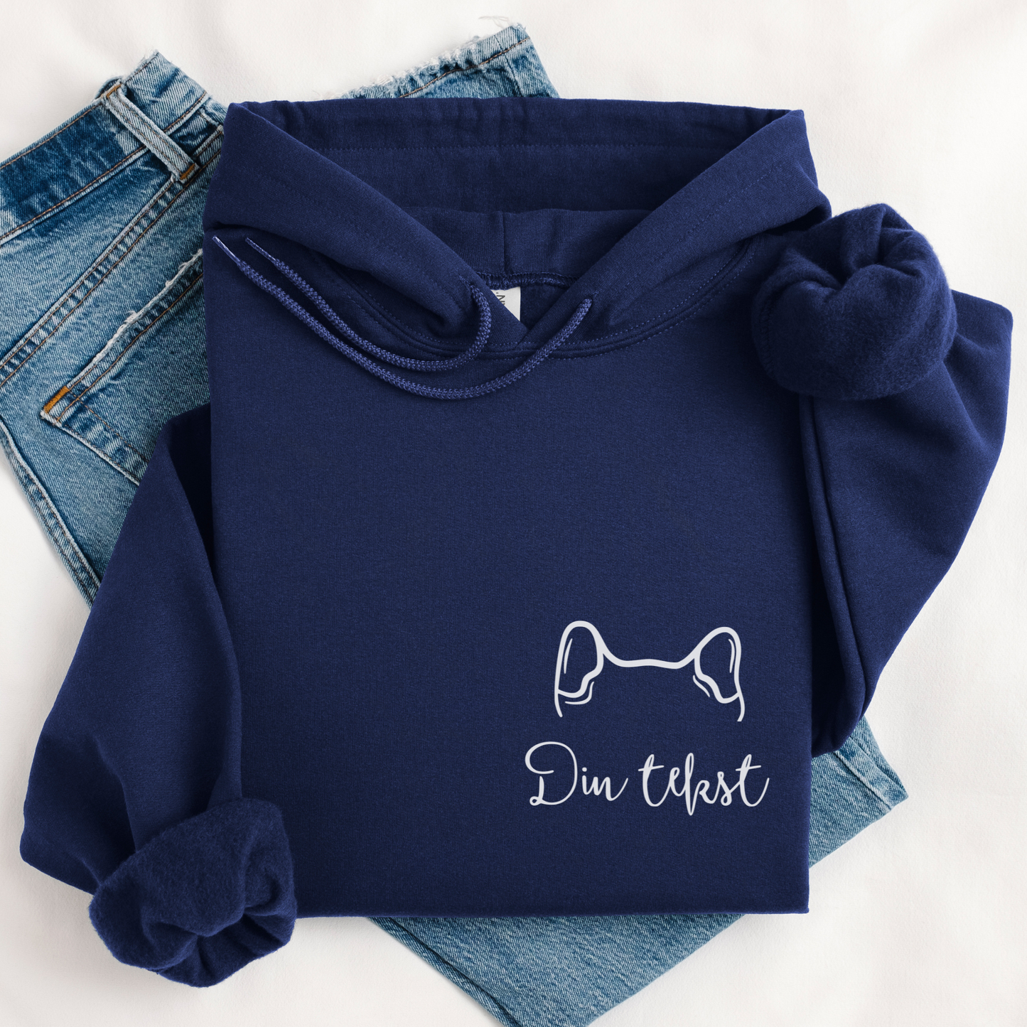 Hundeører | Personlig hettegenser hund | Unisex
