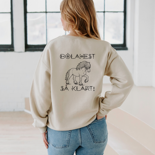 Dølahest så klart | Genser hest | Unisex 2