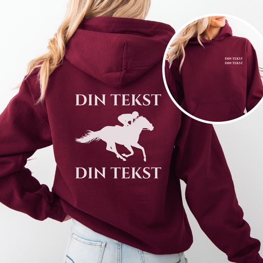 Personlig Hettegenser | Galopphest | Unisex