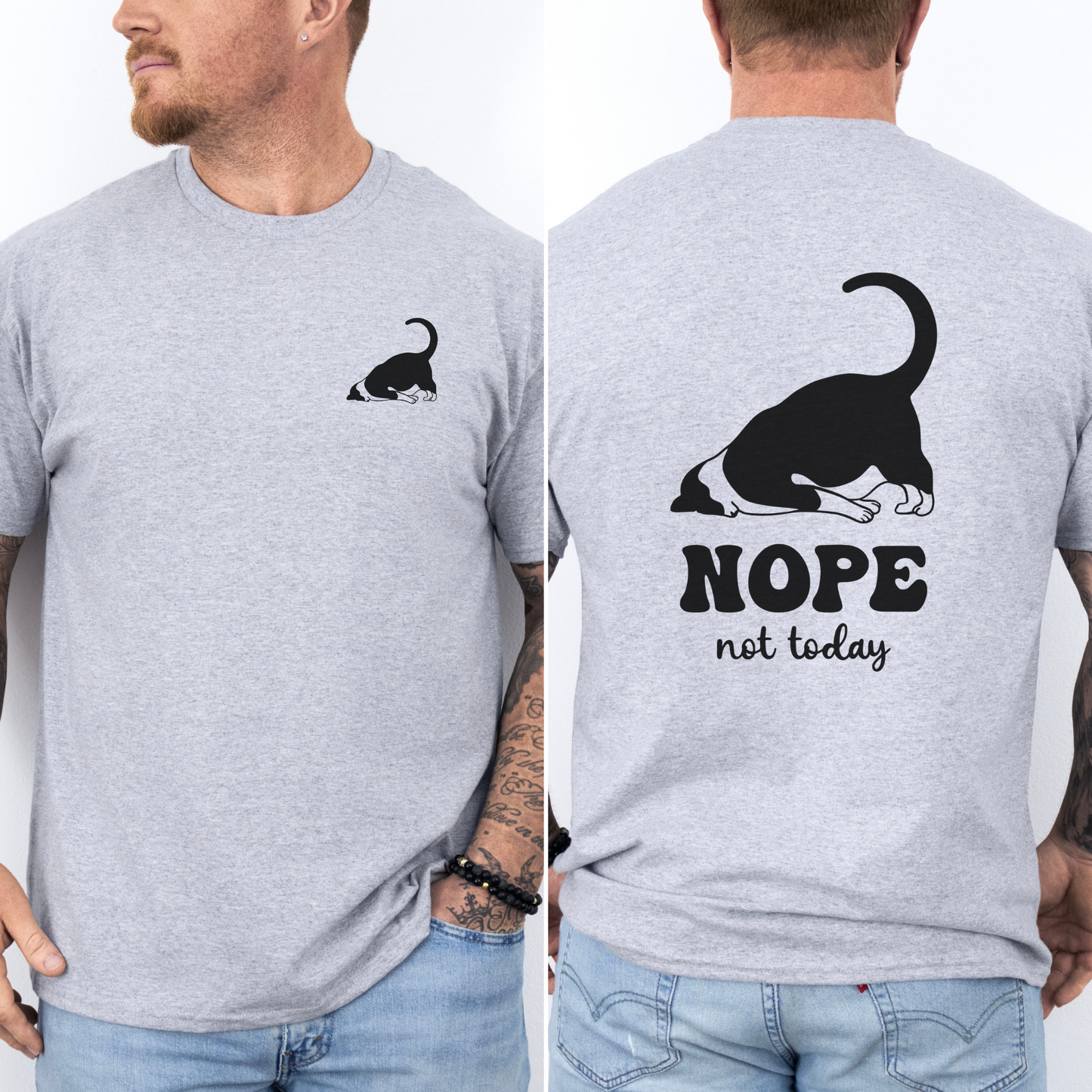 Not today! | T-skjorte katt | Unisex