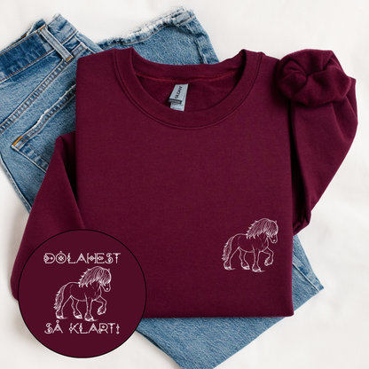 Dølahest så klart | Genser hest | Unisex 2