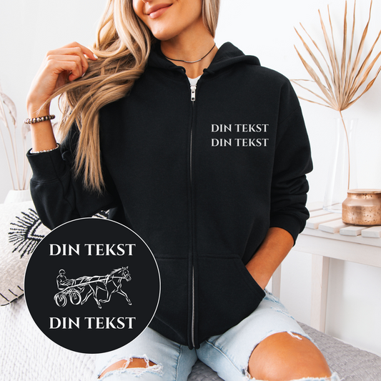 VARMBLODSTRAVER hettejakke | Personlig hettejakke hest | Unisex