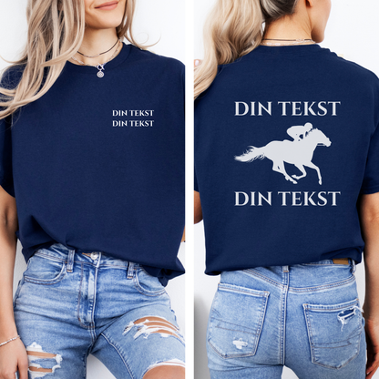Personlig T-skjorte | Galopphest | Unisex