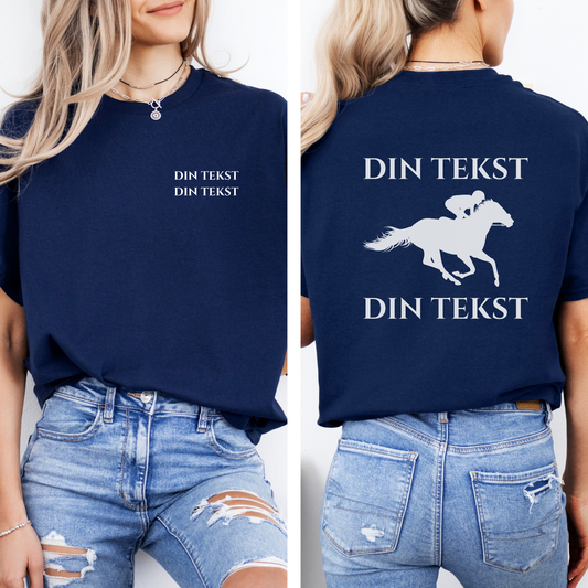 Personlig T-skjorte | Galopphest | Unisex