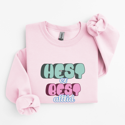 Genser | Hest er best, alltid | Unisex