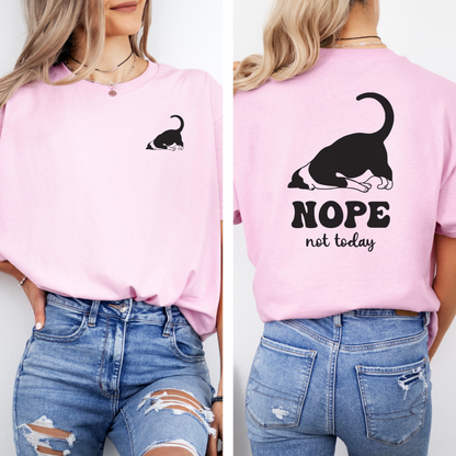 Not today! | T-skjorte katt | Unisex
