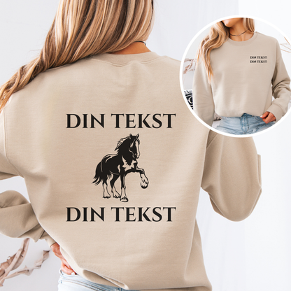 Personlig Genser | Dølahest | Unisex (1)