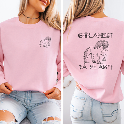 Dølahest så klart | Genser hest | Unisex 2