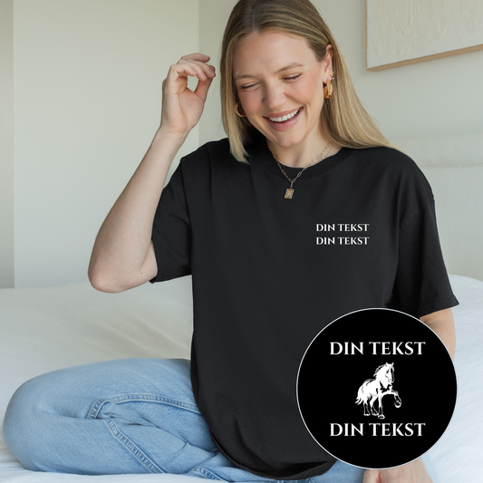 Personlig T-skjorte | Dølahest | Unisex (1)