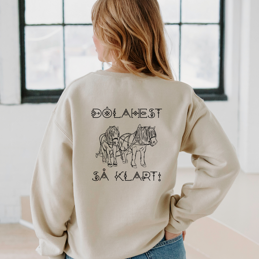 Dølahest så klart | Genser hest | Unisex 3