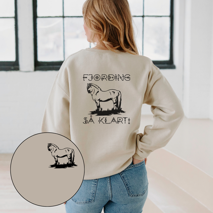 Fjording så klart | Genser hest | Unisex
