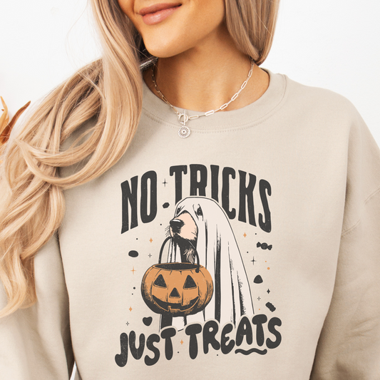 No tricks, just treats | Genser hund | Unisex